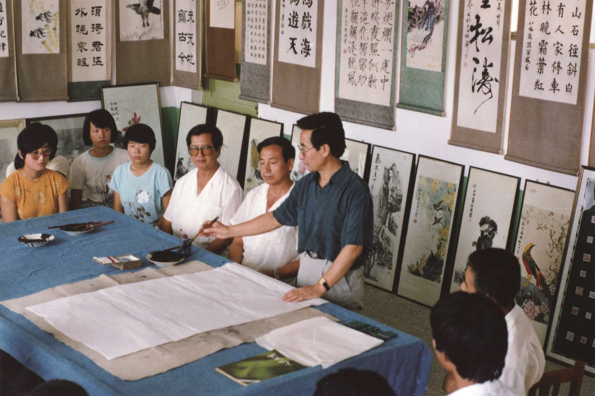 1993年夏，旭宇在唐山玉田师范讲学.jpg